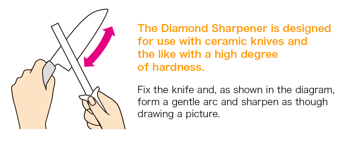 How to use diamond sharpener